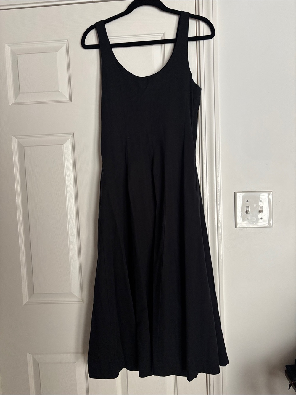 a new day Black Midi Scoop Neck Dress
